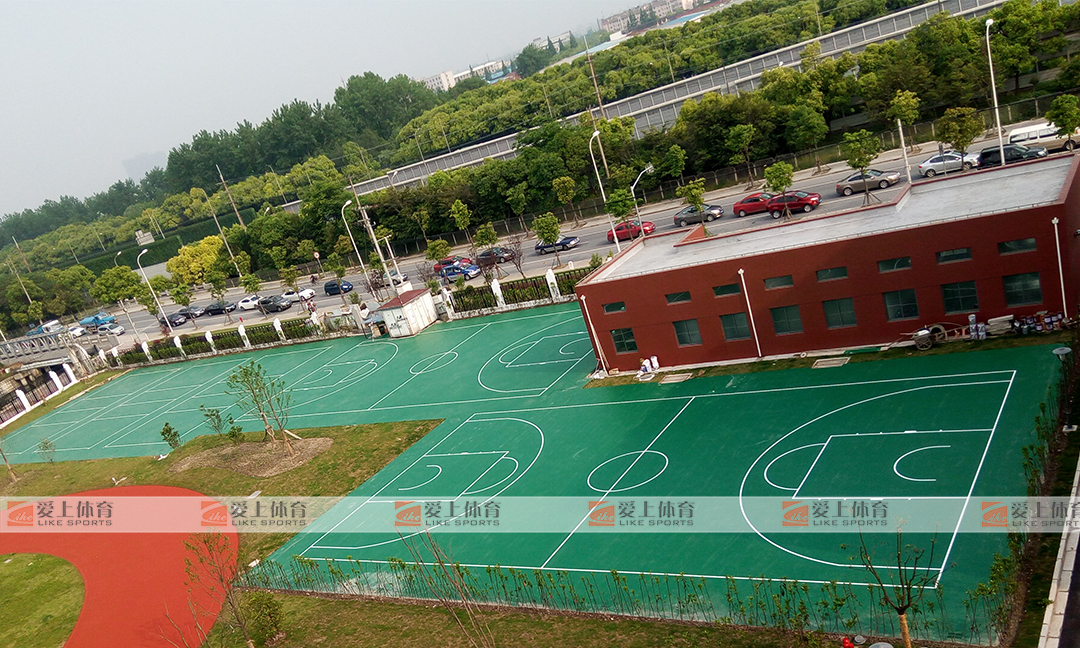 Wuhan Hongshan Gymnasium basketball court
